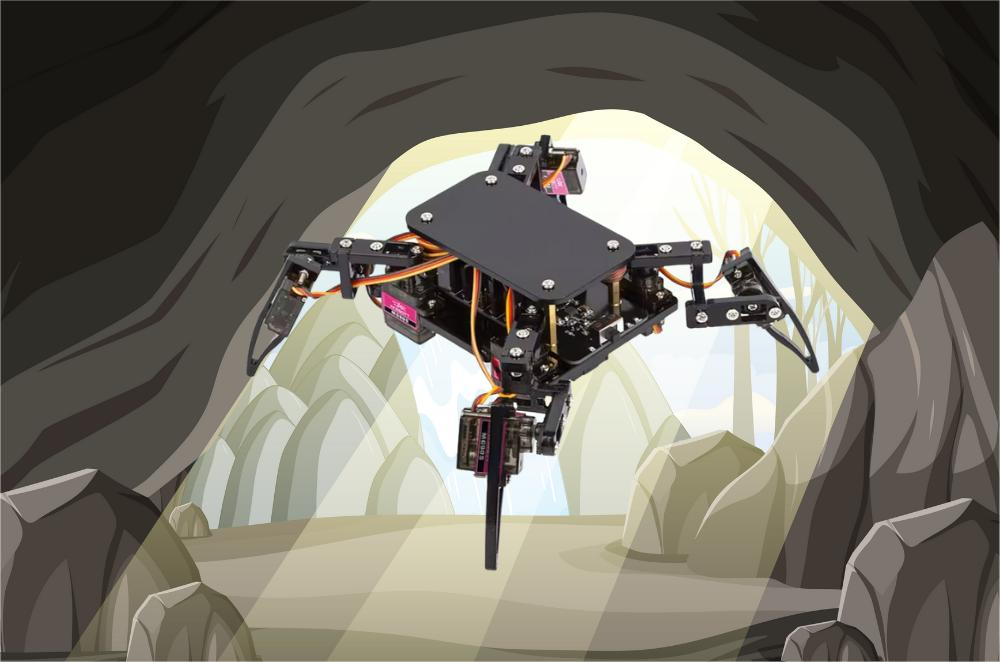 SpiderBot DIY Robotics Kit | Programmable STEM Toy | Scratch & App Control